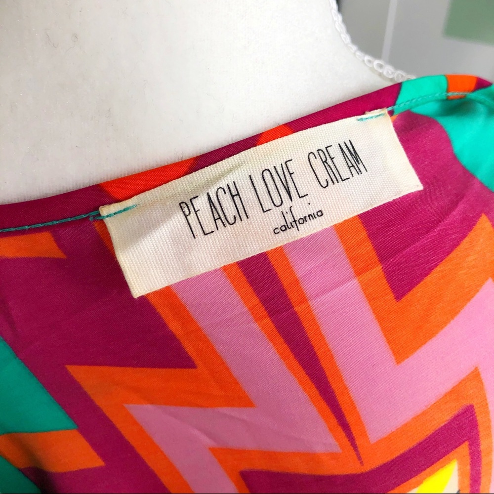 Bright & Colorful Long Sleep Top | Multi-Color - Picture 3 of 3